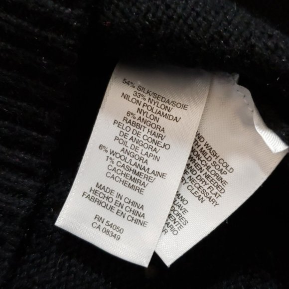 Anne Klein black beaded sweater - Picture 12 of 15